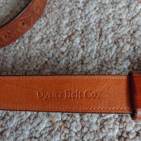 Oyster belt co. Brown Leather Belt SIZE 36